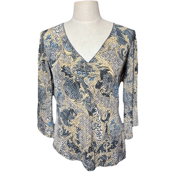 Y2K Teenie Weenie Whimsical Top Sparkle Asymmetrical Hippie 90s 2000s - Picture 1 of 5